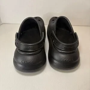 Crocs Classic Crush Clog Black Men 6 Women\'s 8 Slip On Platform Sandals 207521 CROCS | Shoes | Crocs Classic Crush Clog Black Men 6 Womens  main image 2